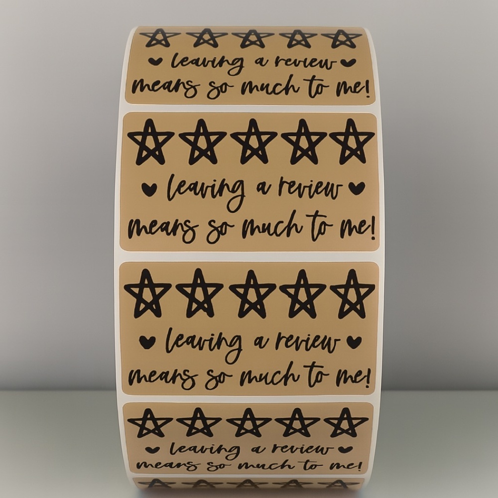 Posh Seller Review Stickers 🌟 “Leaving a Review Means So Much To Me - Picture 11 of 11
